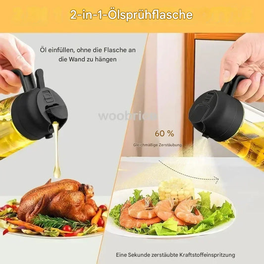 Glas-Ölsprüher 2-in-1 f