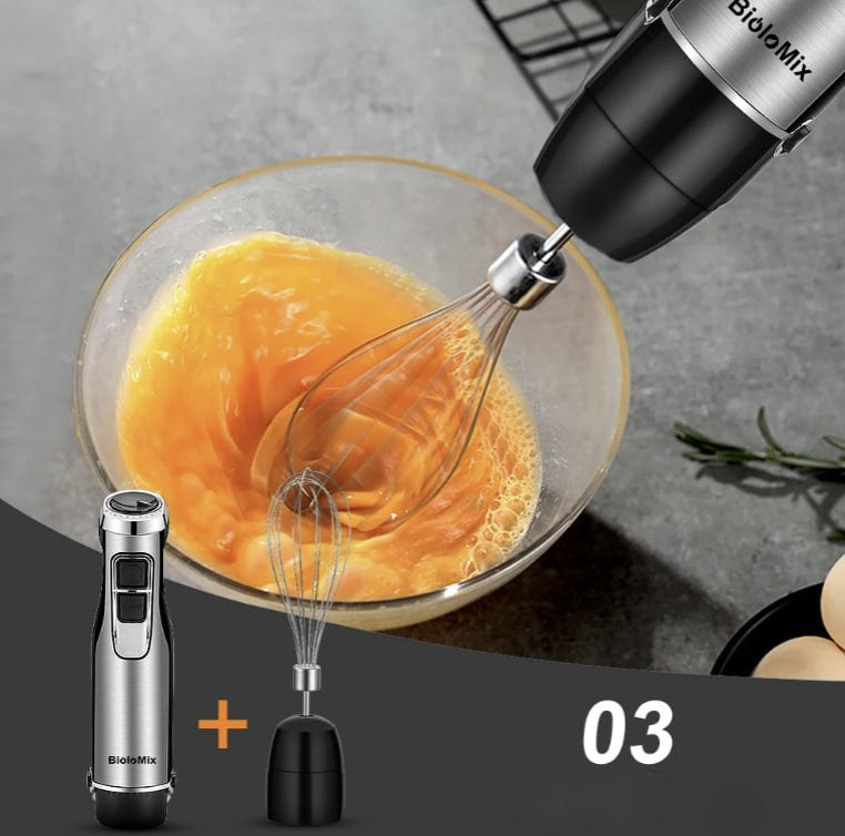 BioloMix 4 in 1 Hochleistungs-Stabmixer 1200 W