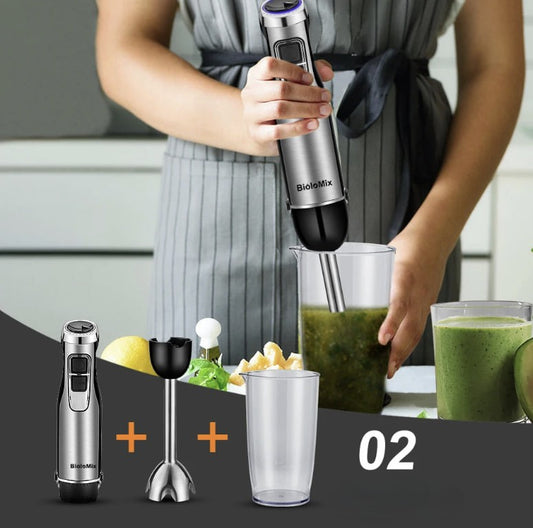 BioloMix 4 in 1 Hochleistungs-Stabmixer 1200 W