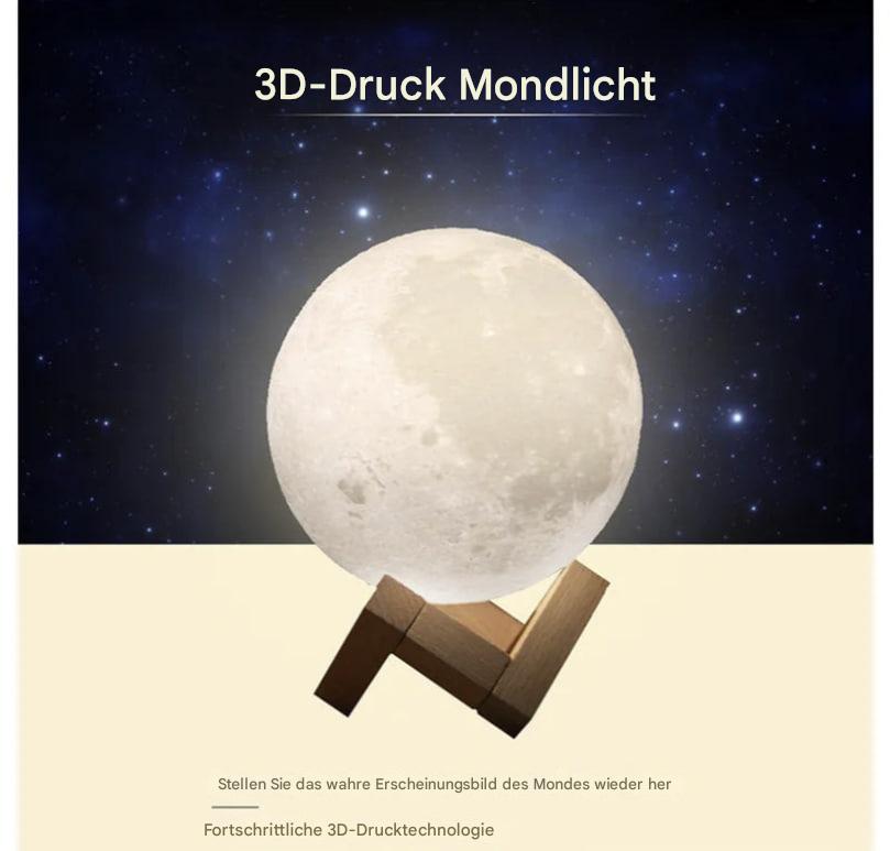 3D-Nachtlicht "Mond"