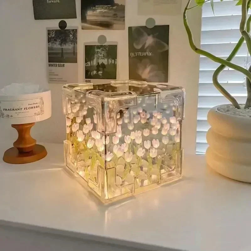 DIY Tulpen-Leuchte