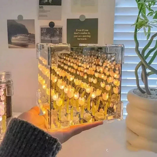 DIY Tulpen-Leuchte