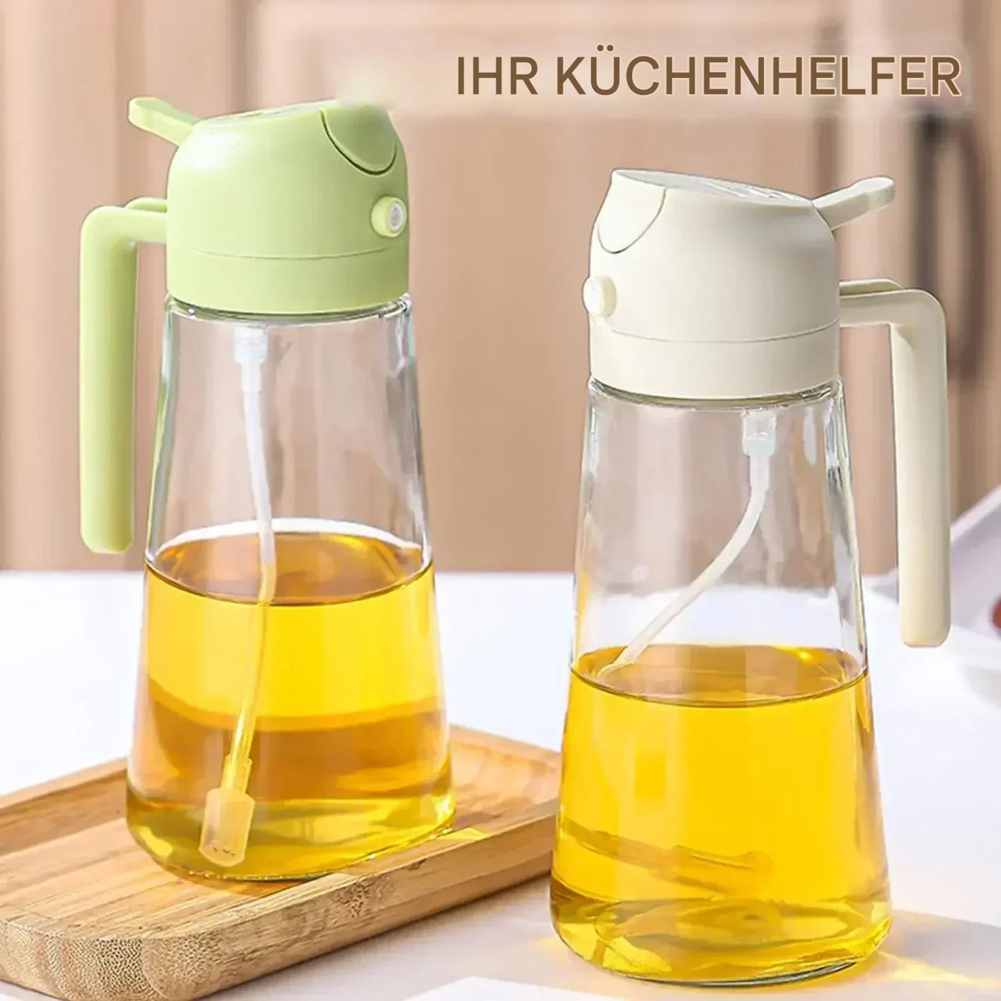 Glas-Ölsprüher 2-in-1 f