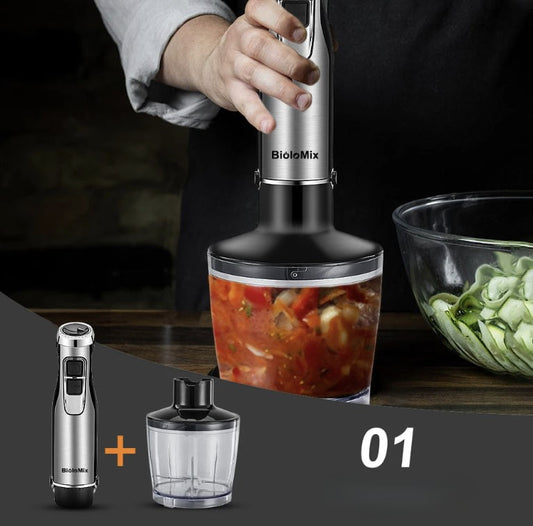 BioloMix 4 in 1 Hochleistungs-Stabmixer 1200 W