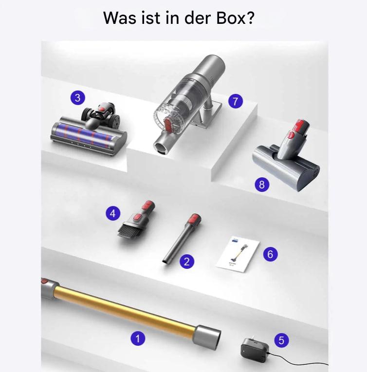 Kabelloser Handstaubsauger