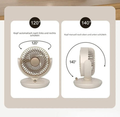 Kabelloser Tischventilator